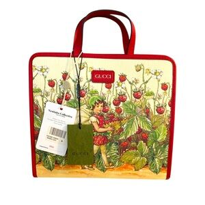 GUCCI 
Coated Canvas Love Parade Kids Strawberry Fairy Tote Multicolor
Sold Out
